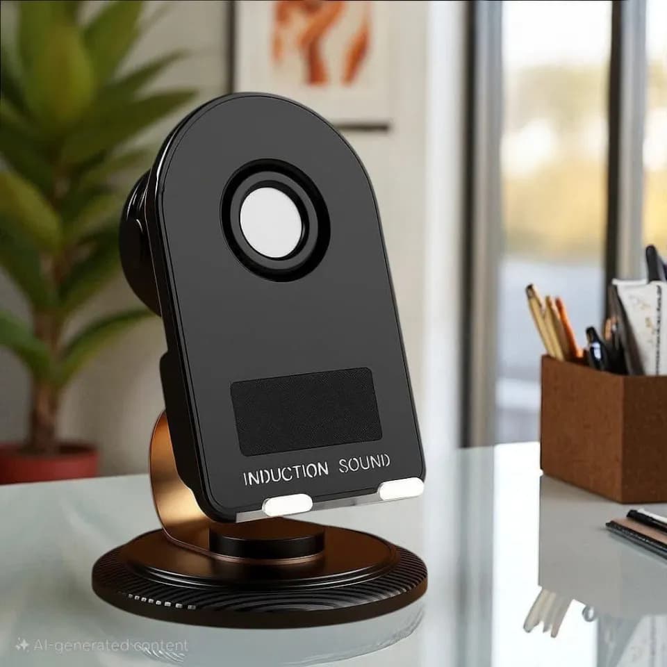 H58 Sensor Speaker Phone Holder Multi-function Wireless Phone Holder