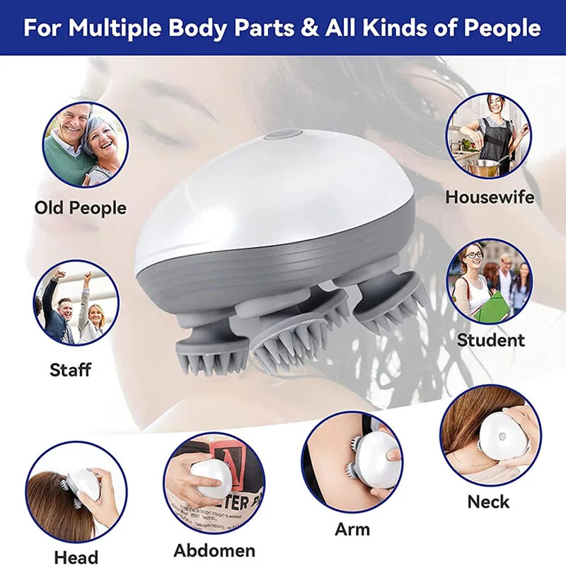 Scalp Head Massager Electric photo 4