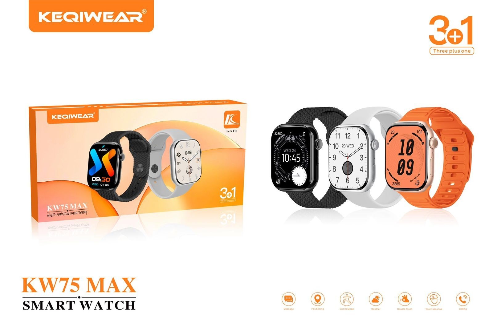 KW75 Max Smart Watch