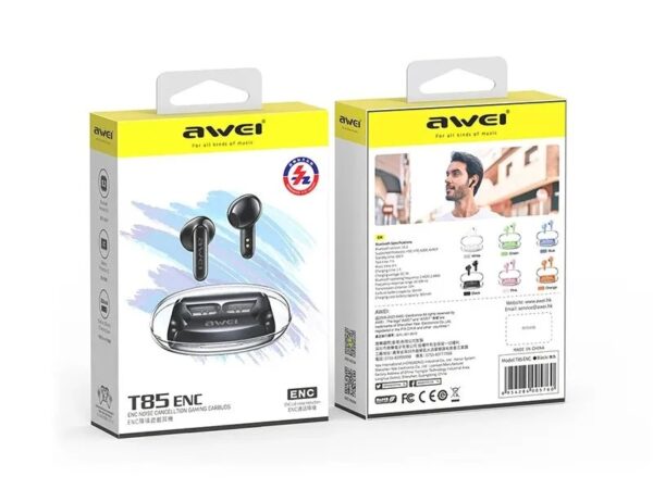 Awei T85 ENC Gaming Bluetooth Earbuds