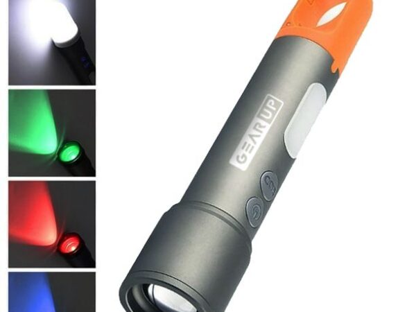 GearUP K57 Multifunctional Rechargeable LED Flashlight