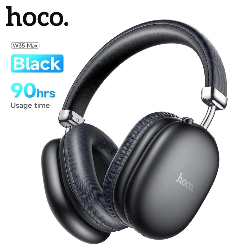 hoco-w35-max-black-1762154703813 Hoco W35 Max Bluetooth Wireless Headphone - Image 1