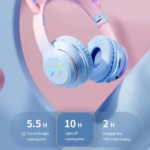 PM-35 Cat RGB ANC Bluetooth Headphone - Image 2