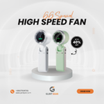 Turbo Fan 5 Speed Rechargeable Portable Mini Fan
